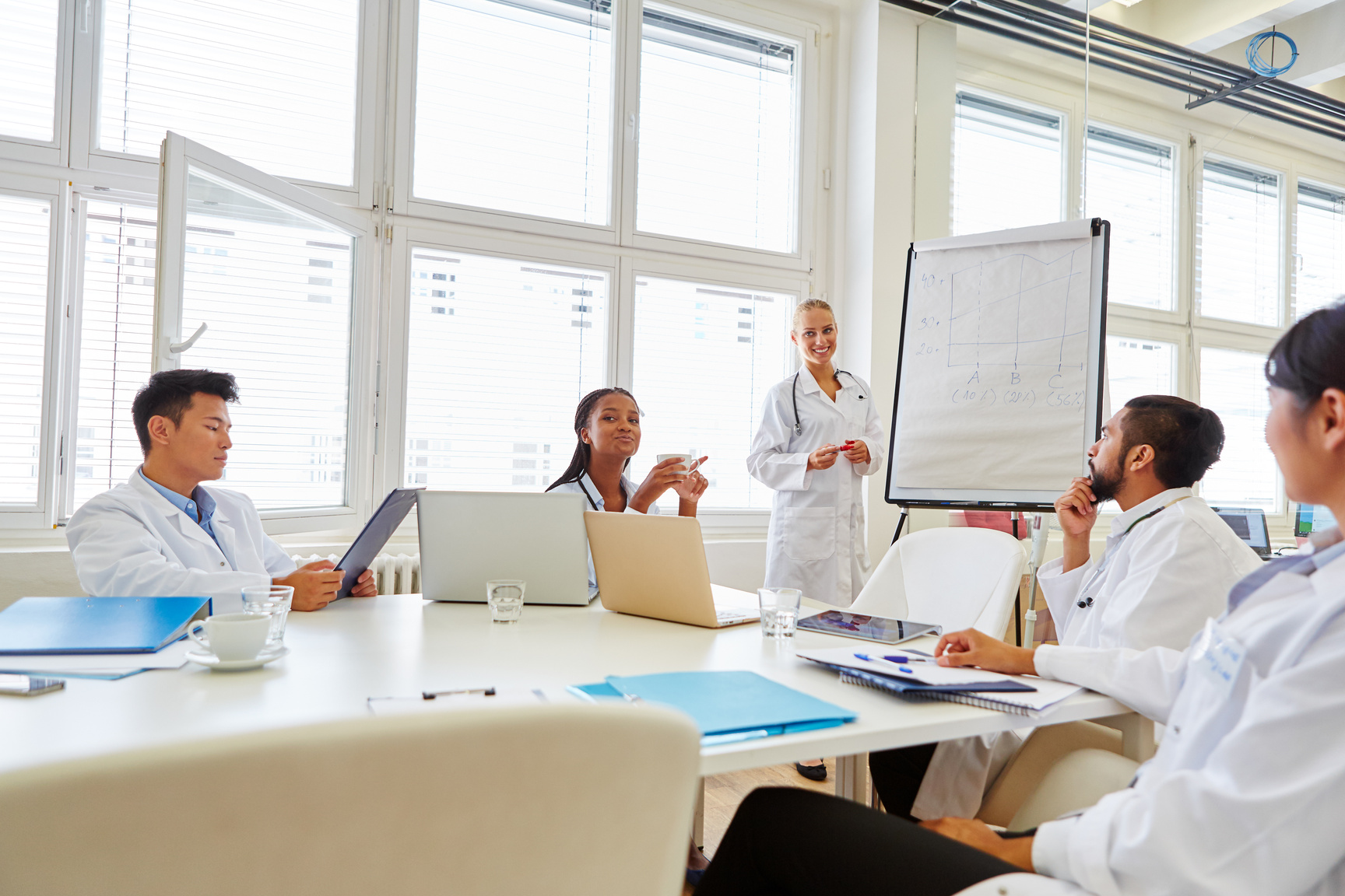 Group of Doctors in the Seminar on Further Training